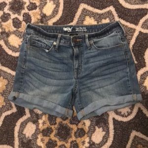 Mossimo Denim - High Rise Midi Shorts